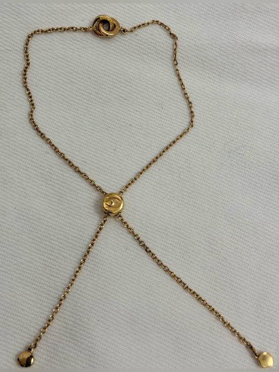 Coach Jewelry - COACH Classic Y2K Gold Tone Interlocking Double Circle Bolo Slider Bracelet